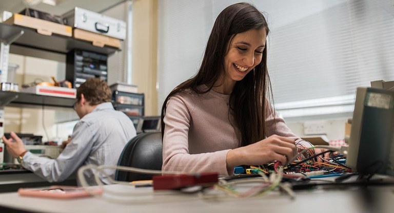 IMAGE: PhD student Evdokia Pilavaki in the lab.