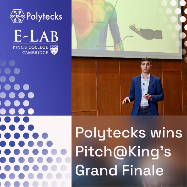 Image of Ruben presenting his pitch